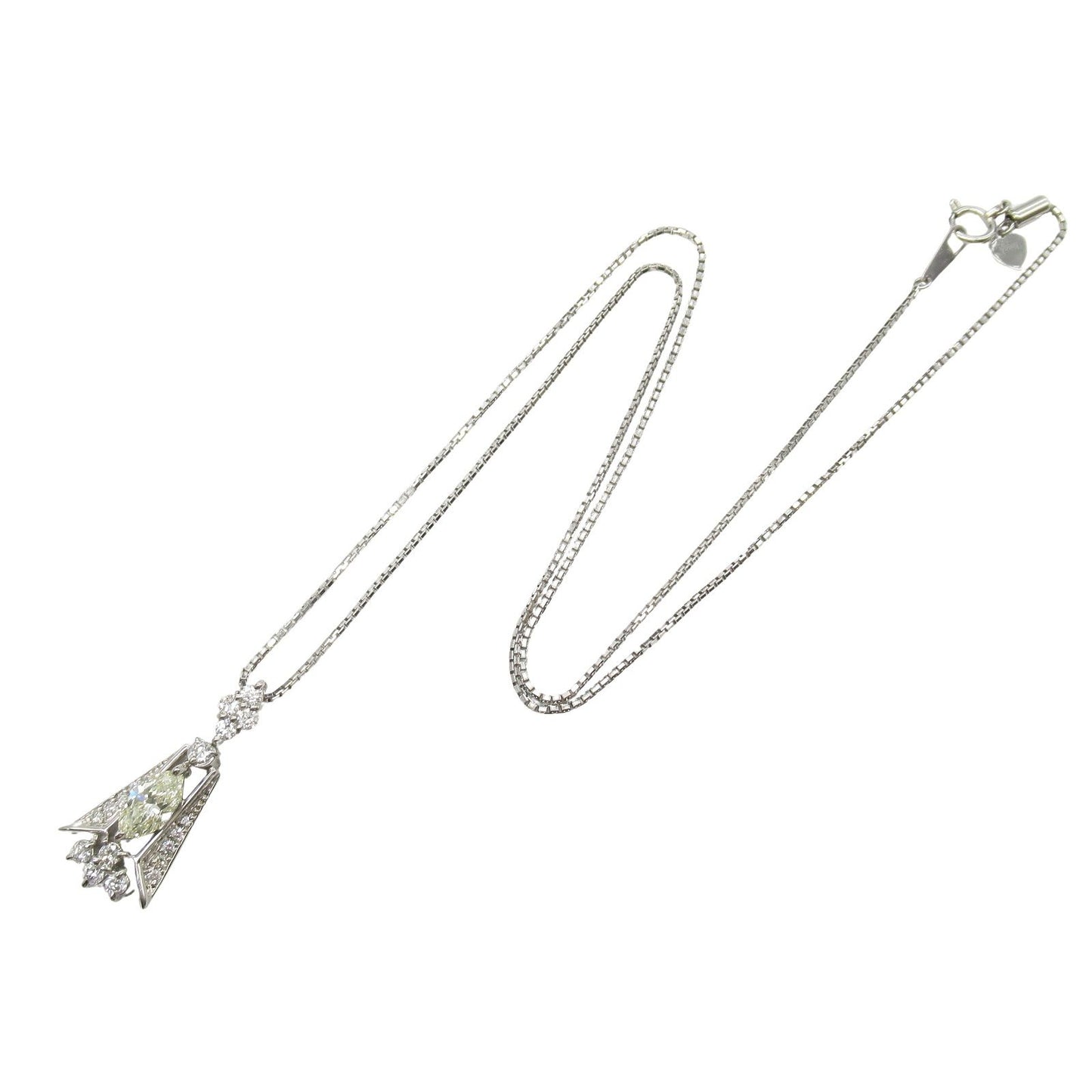 Exquisite JEWELRY Diamond Necklace in Platinum - 0.812ct Elegance