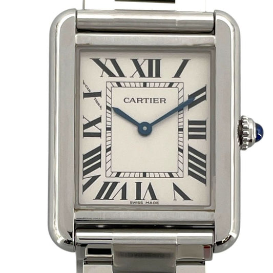 Cartier Tank Solo SM W5200013 Silver Quartz Ladies Watch