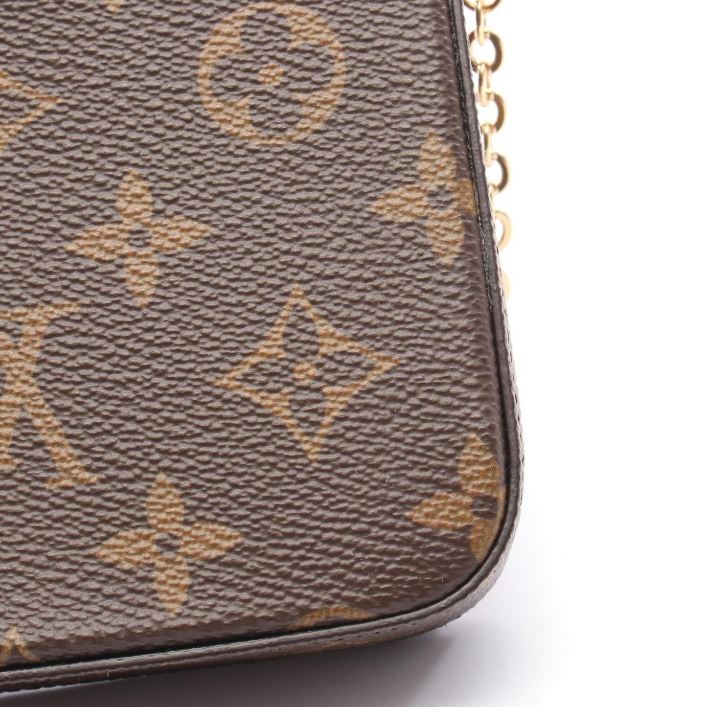 Louis Vuitton Pochette Felicie Shoulder Bag - Fuchsia/Brown