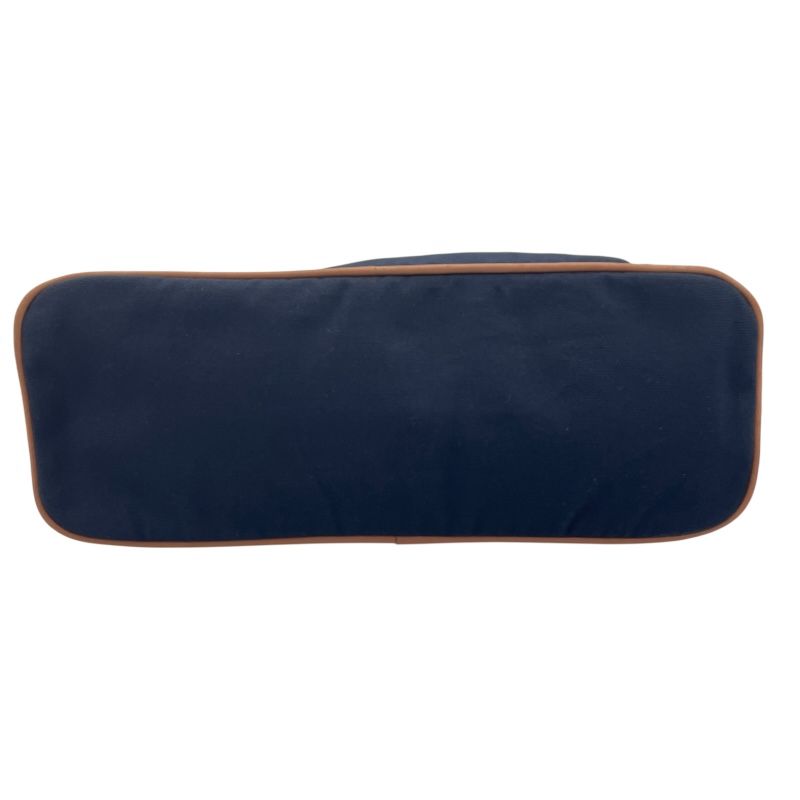 HERMES Bolide Pouch TGM in Navy Canvas & Leather - Unisex