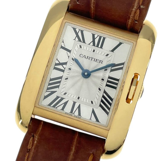 Cartier Tank Anglaise W5310028 K18YG Women's Watch - Timeless Elegance