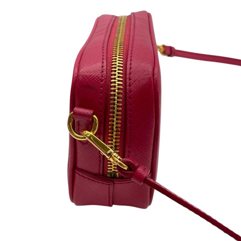 PRADA Saffiano Mini Camera Bag in Red - Iconic Luxury Accessory