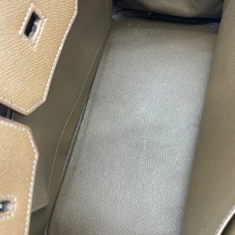 HERMES Birkin 35 Taupe with Silver Hardware - Timeless Elegance