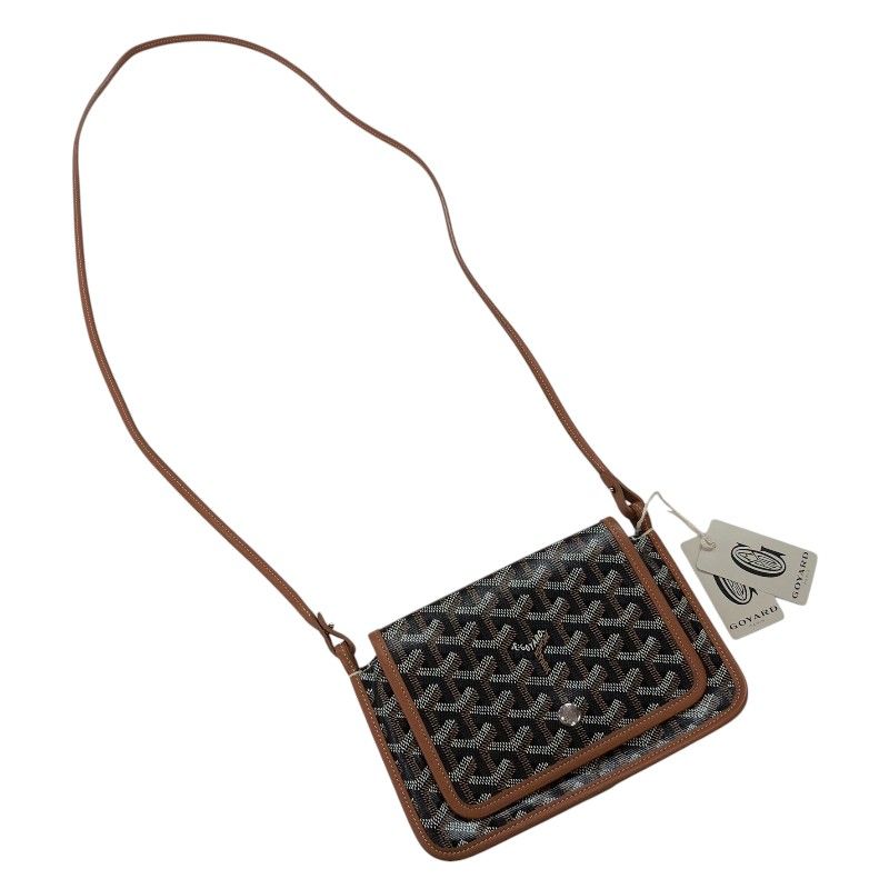 GOYARD Plume Pouch Wallet in Tan Goyardine Canvas - Exquisite Craftsmanship
