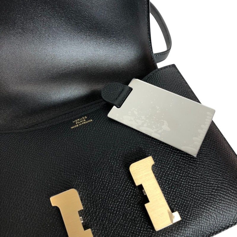 HERMES Constance 3 Mini Black & Gold Hardware - Timeless Elegance