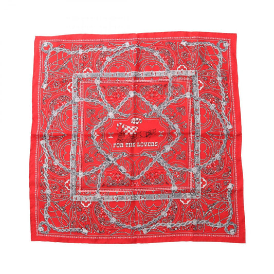 Louis Vuitton LV Rope Silk Scarf - Exquisite Red Elegance