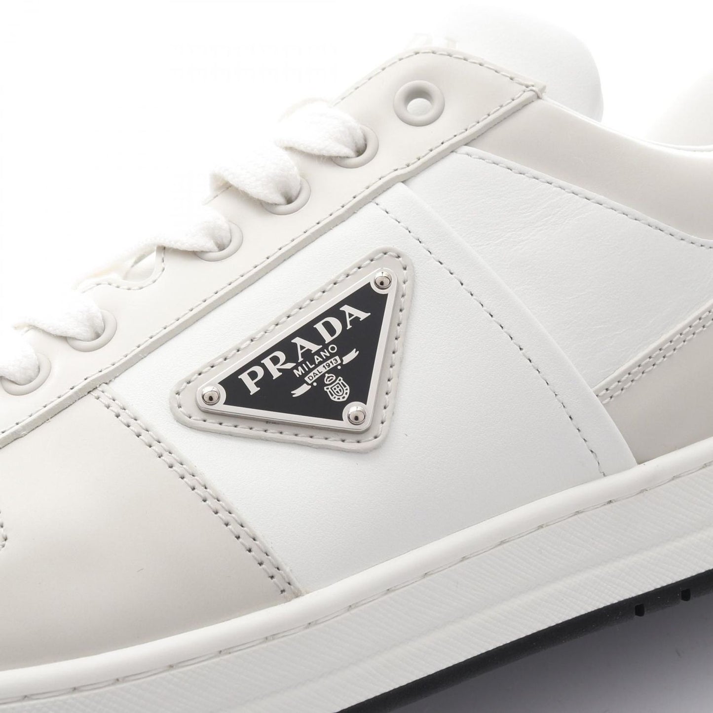 PRADA Downtown Sneakers - Exquisite Leather Craftsmanship