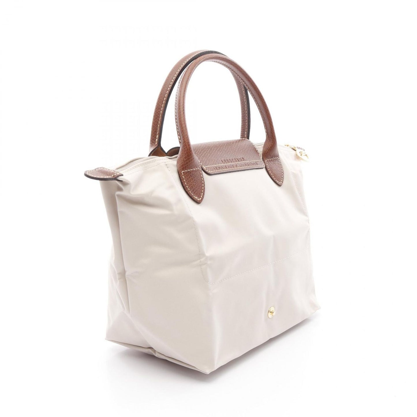 Longchamp Le Pliage Original S Top Handle Tote Bag - Beige/Brown