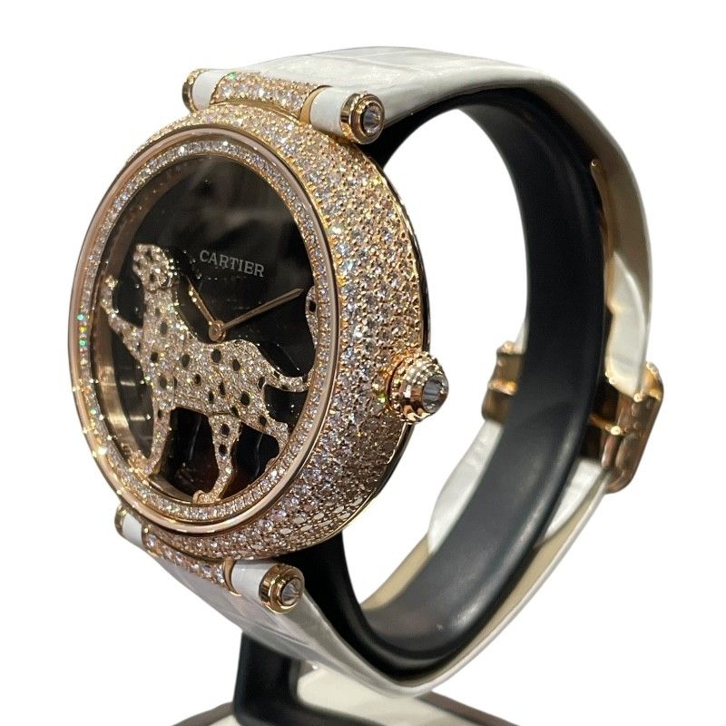 Cartier Panthère Jewelry Watch in Pink Gold & Diamonds