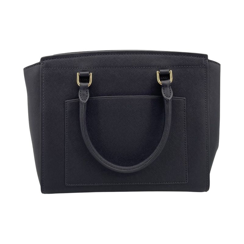 MICHAEL KORS 2-Way Navy Leather Handbag - Timeless Elegance