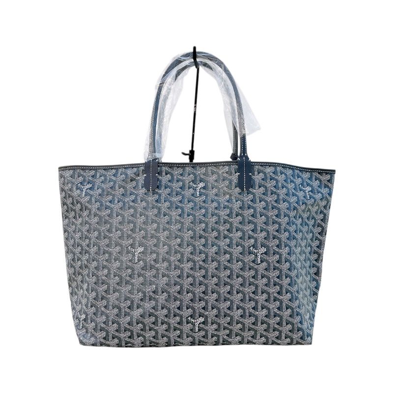 GOYARD Saint Louis PM Grey Goyardine Canvas Tote Bag for Women