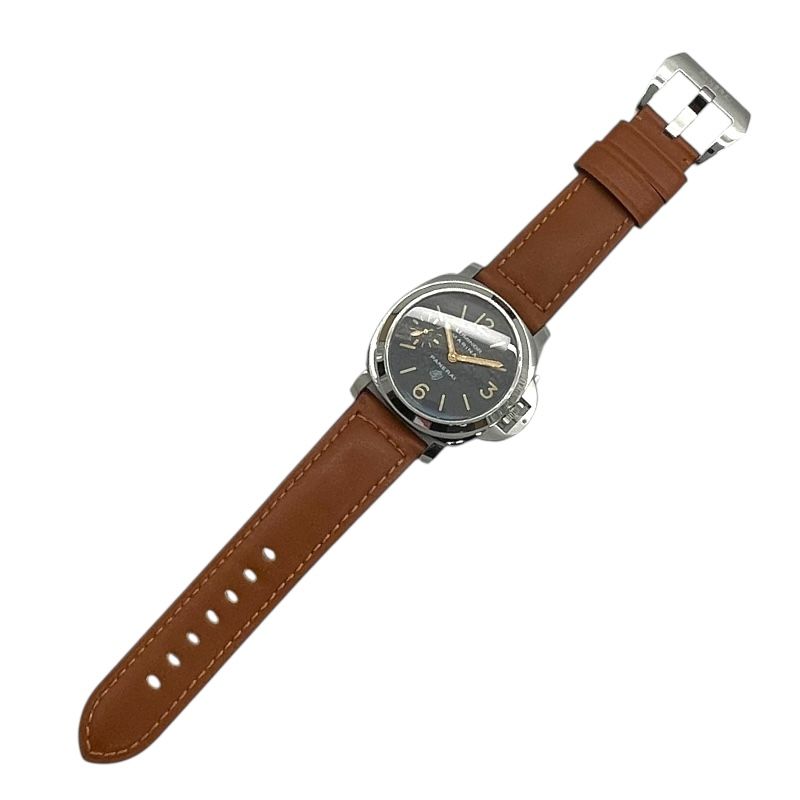 Panerai Luminor Marina Logo Acciaio PAM00632 - Brown Dial, Manual Wind