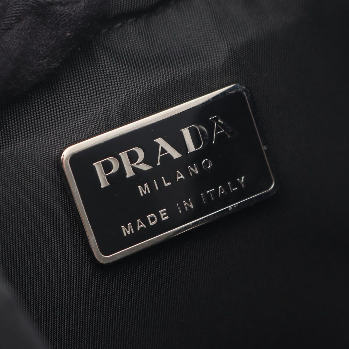 PRADA TESSUTO MONTAGN V152 Black Nylon Backpack - Timeless Elegance