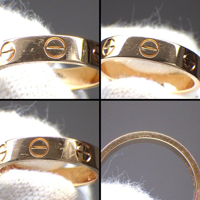 Cartier Love Ring Small Model K18 Pink Gold - Size 9