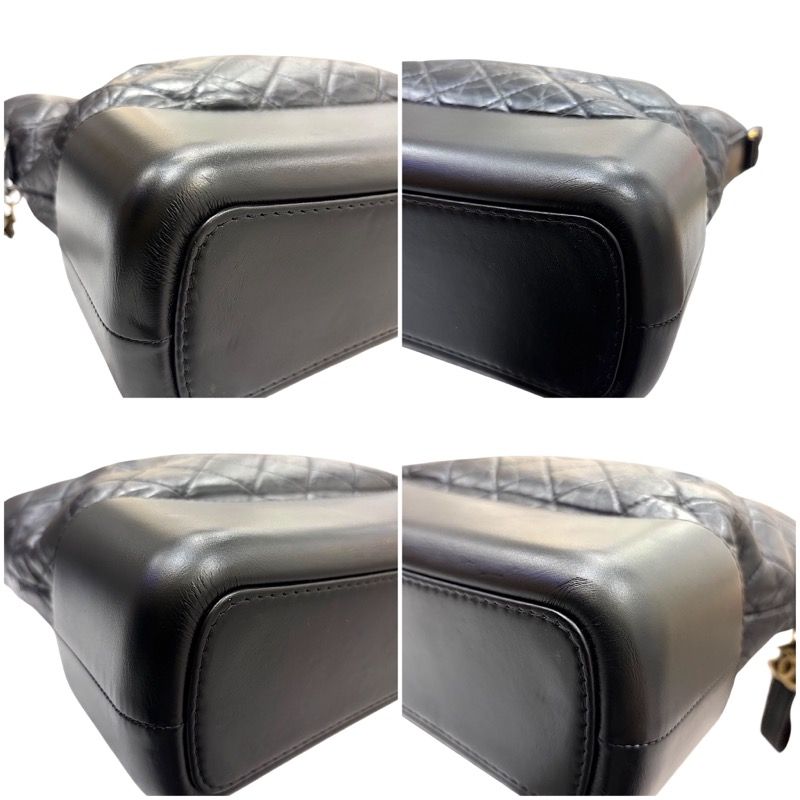 CHANEL Gabrielle 2WAY Tote Bag - Black/Gold/Silver Hardware