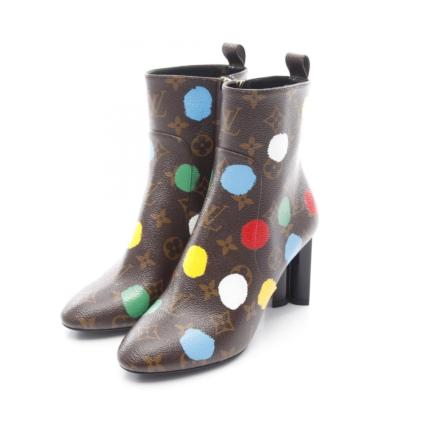 Louis Vuitton LV × YK Painted Dot Short Boots - Size 37