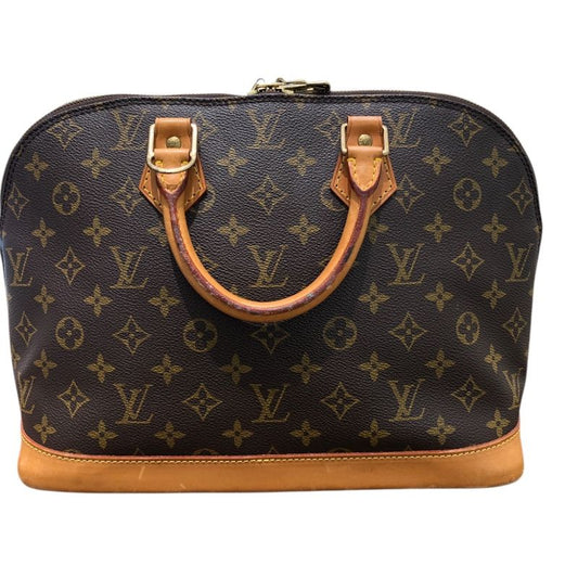 Louis Vuitton Alma M51130 Monogram Canvas Handbag - Brown