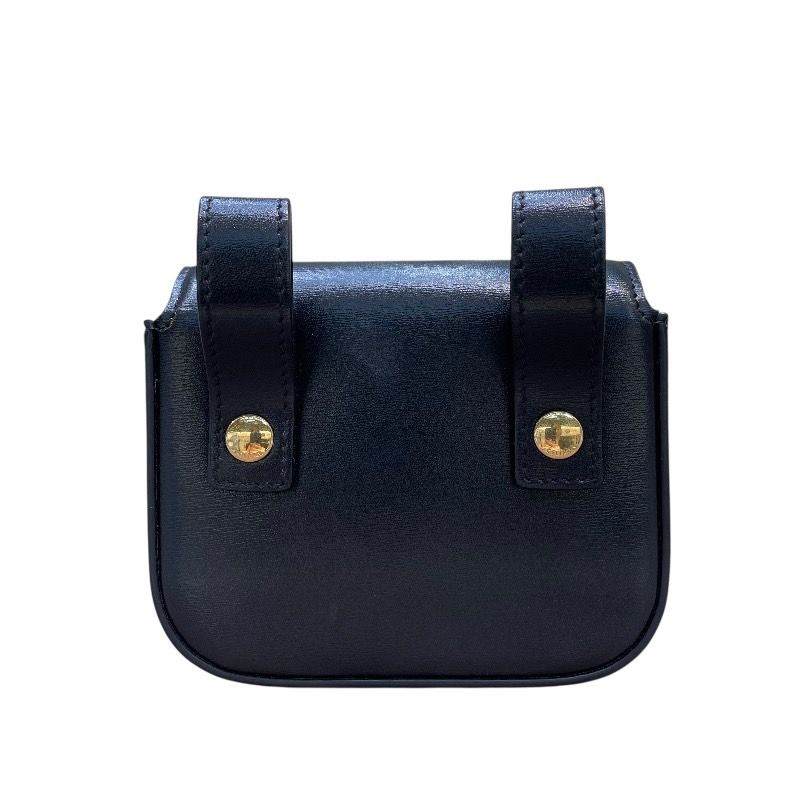 CELINE Triomphe Belt Bag in Black Calfskin - Timeless Elegance