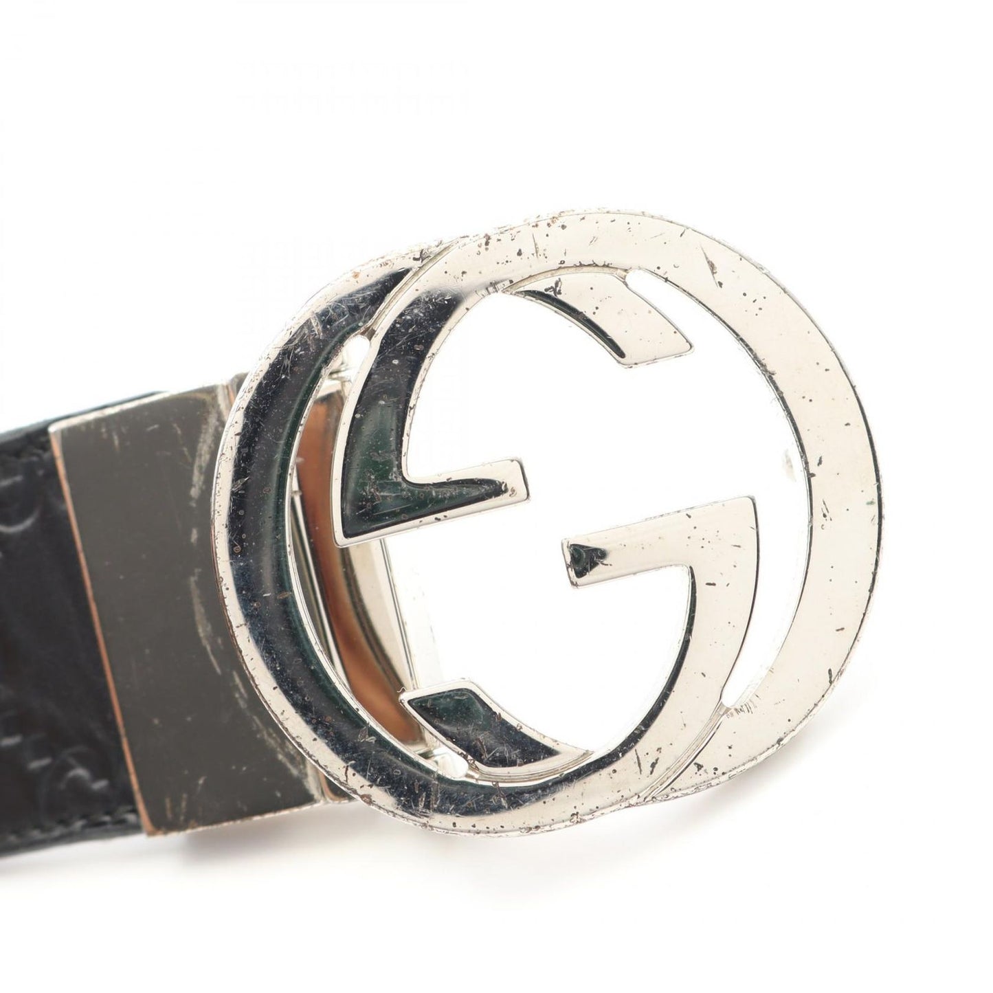 GUCCI Signature Interlocking G Leather Belt - Timeless Elegance