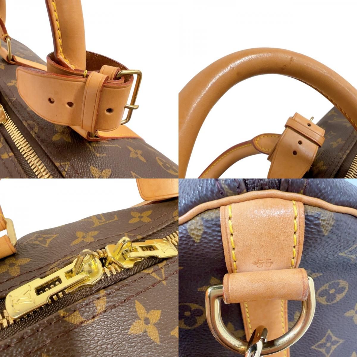 Louis Vuitton Keepall Bandoulière 55 - Iconic Monogram Travel Bag