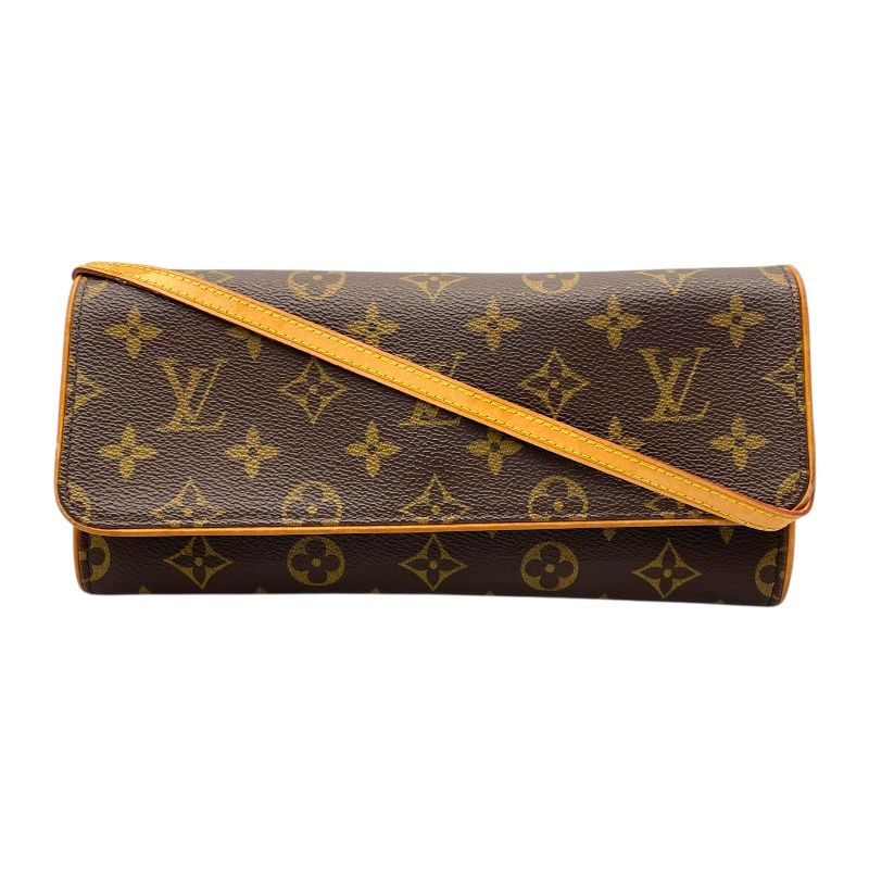 Louis Vuitton Monogram Canvas Pochette Twin GM - Brown
