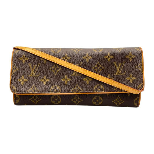 Louis Vuitton Monogram Canvas Pochette Twin GM - Brown