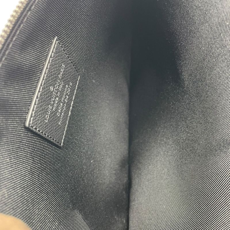 Louis Vuitton Black Taiga Cabas Light Pouch - Exclusive Luxury Accessory