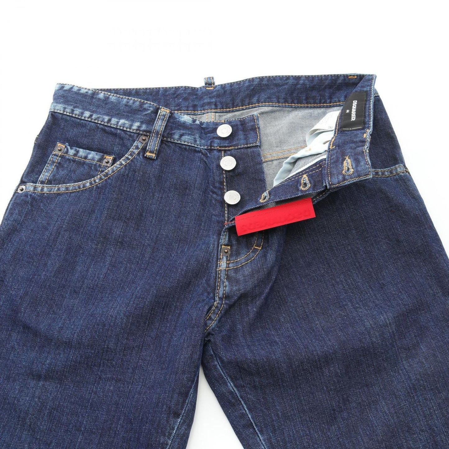 DSQUARED2 Indigo Blue Denim Pants - Timeless Elegance
