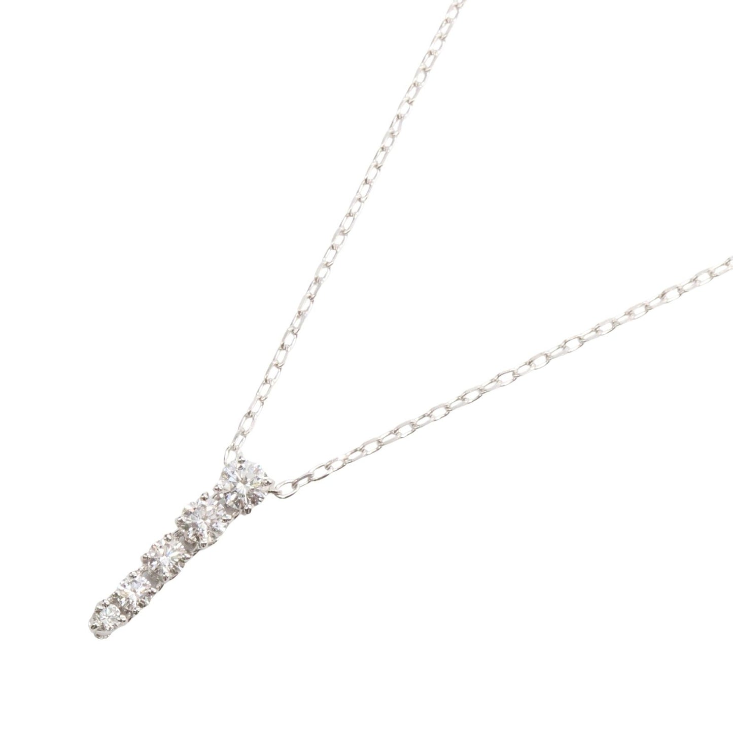 MIKIMOTO Diamond Necklace in 18K White Gold - Exquisite Elegance