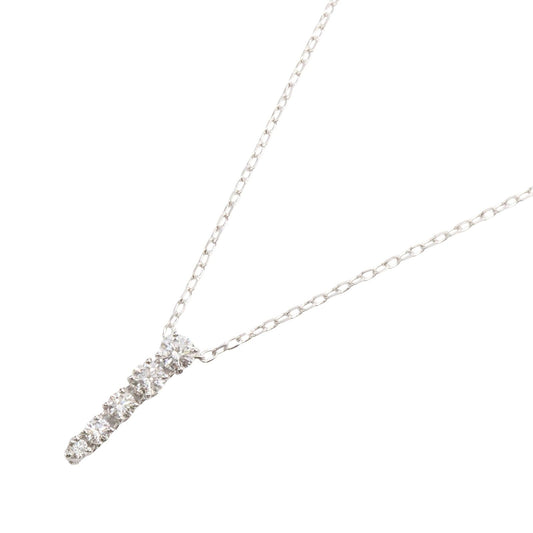 MIKIMOTO Diamond Necklace in 18K White Gold - Exquisite Elegance