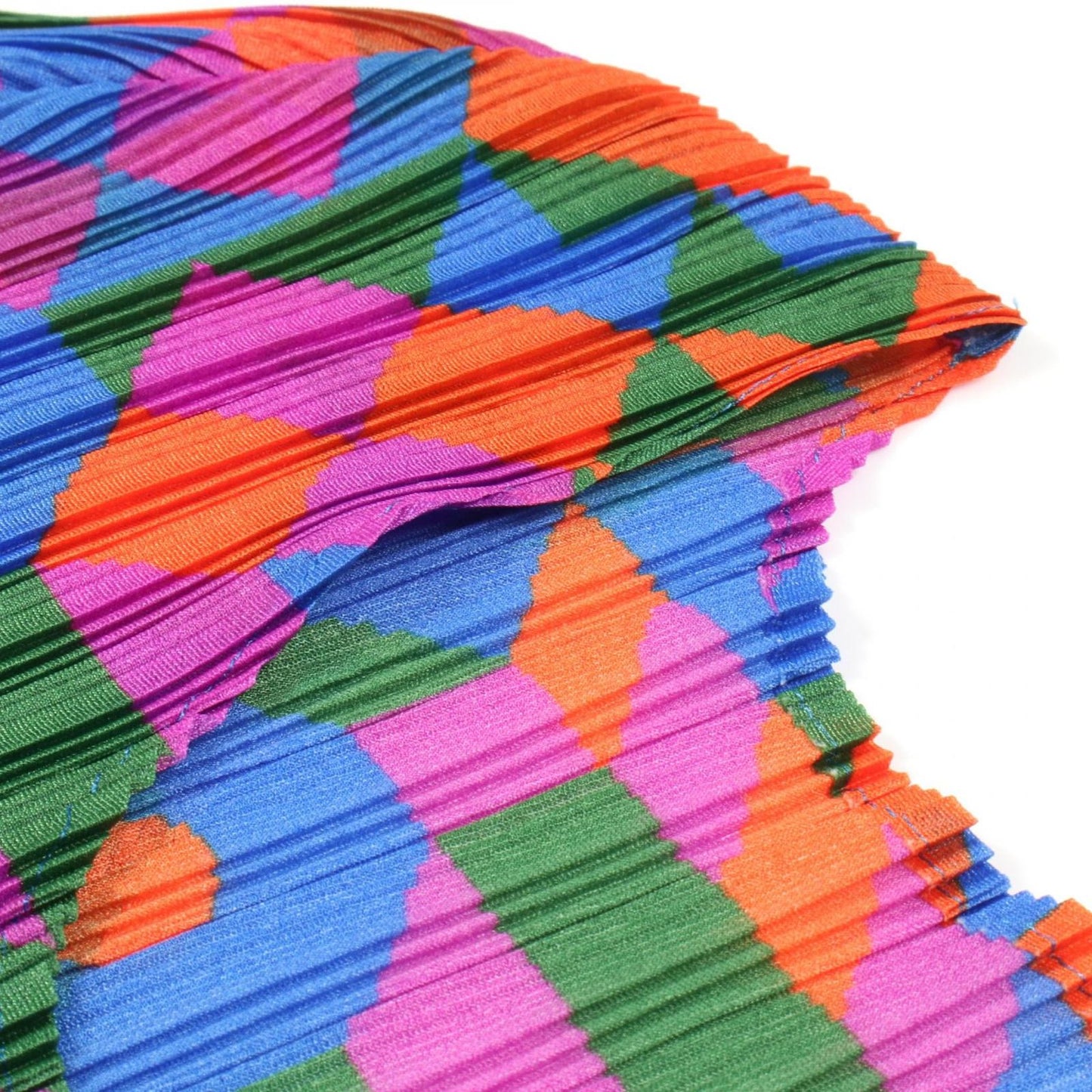 PLEATS PLEASE Elegant Purple Multi-Color Top - Size 3