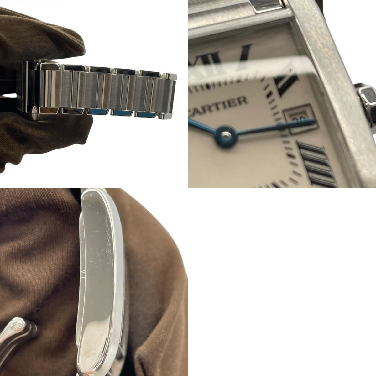 Cartier Tank Française MM W51011Q3 - Exquisite White Quartz Watch