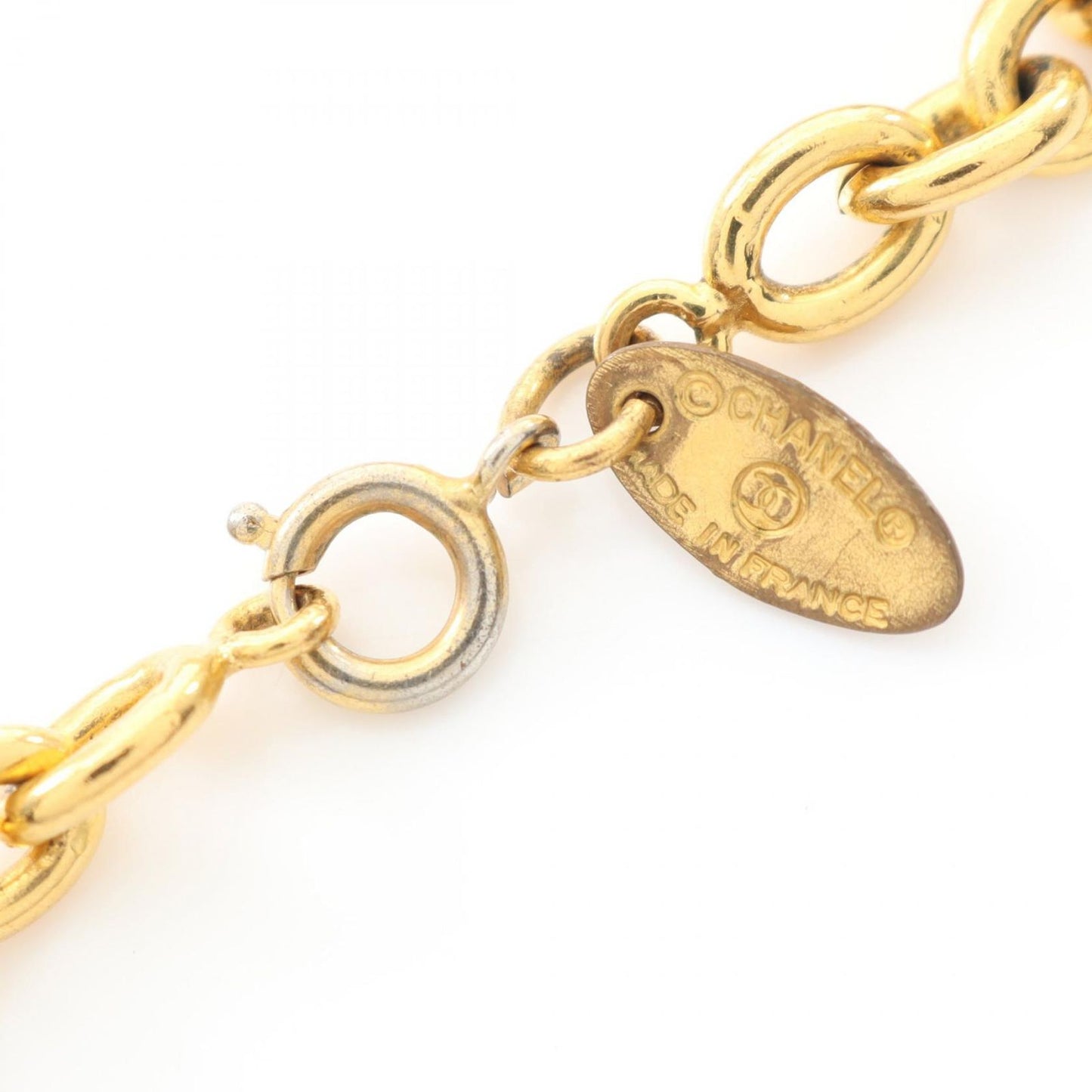 CHANEL Gold-Plated Necklace with Faux Pearls - Timeless Elegance