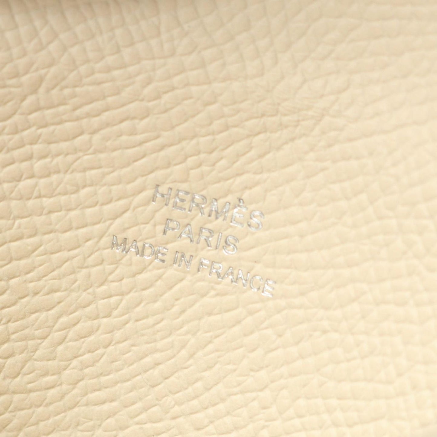 HERMES Calvi Coin Case in Pristine White - Unused Luxury Accessory