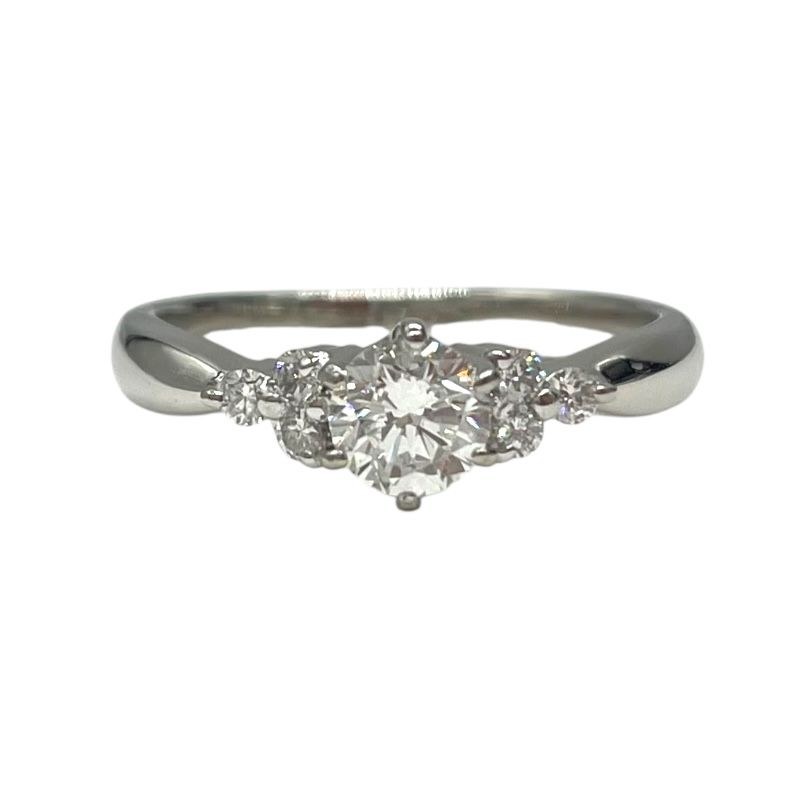 Exquisite Pt900 Diamond Ring - 0.527ct Total Weight