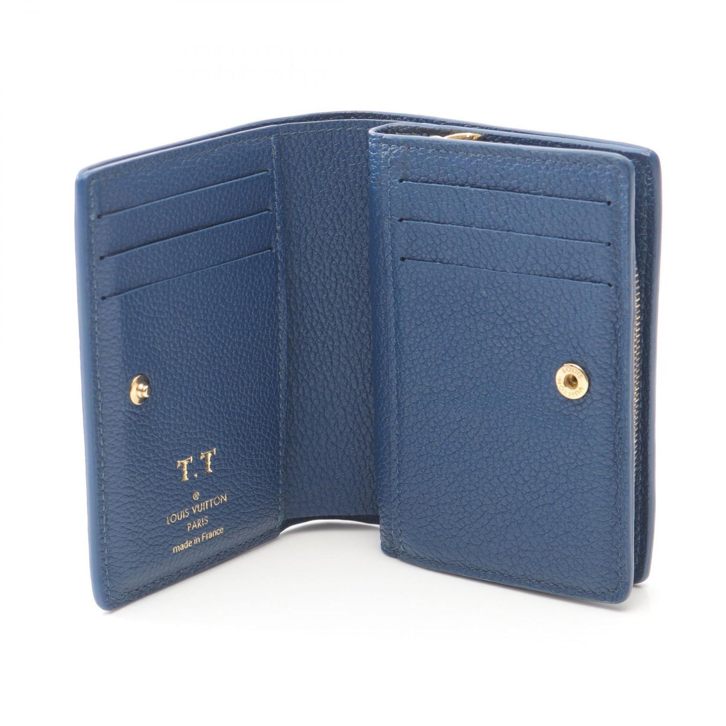 Louis Vuitton Monogram Empreinte Wallet - Portefeuille Clara in Navy