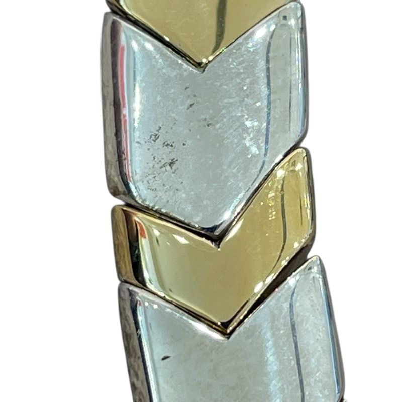 Tiffany & Co. 750YG/SV925 Combination Choker Necklace