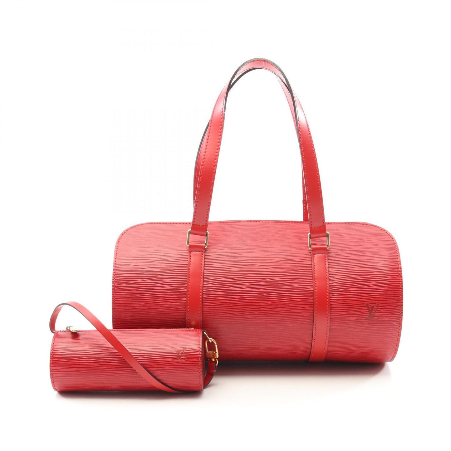 Louis Vuitton Suflo Handbag in Castilian Red - Timeless Elegance