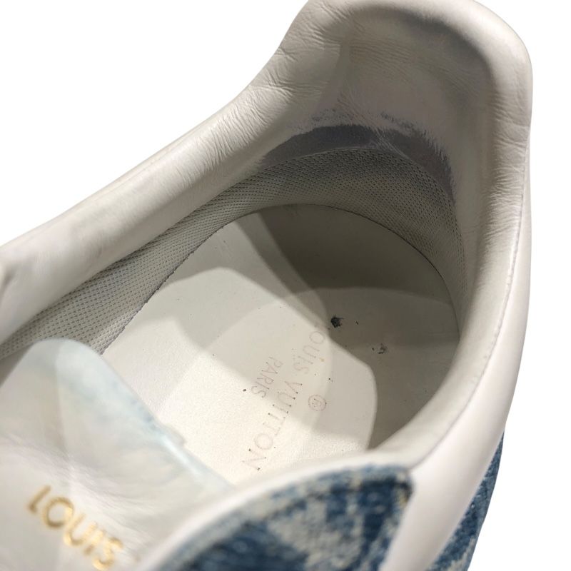 Louis Vuitton Luxembourg Line Low-Cut Sneakers in Blue - Size 8.5