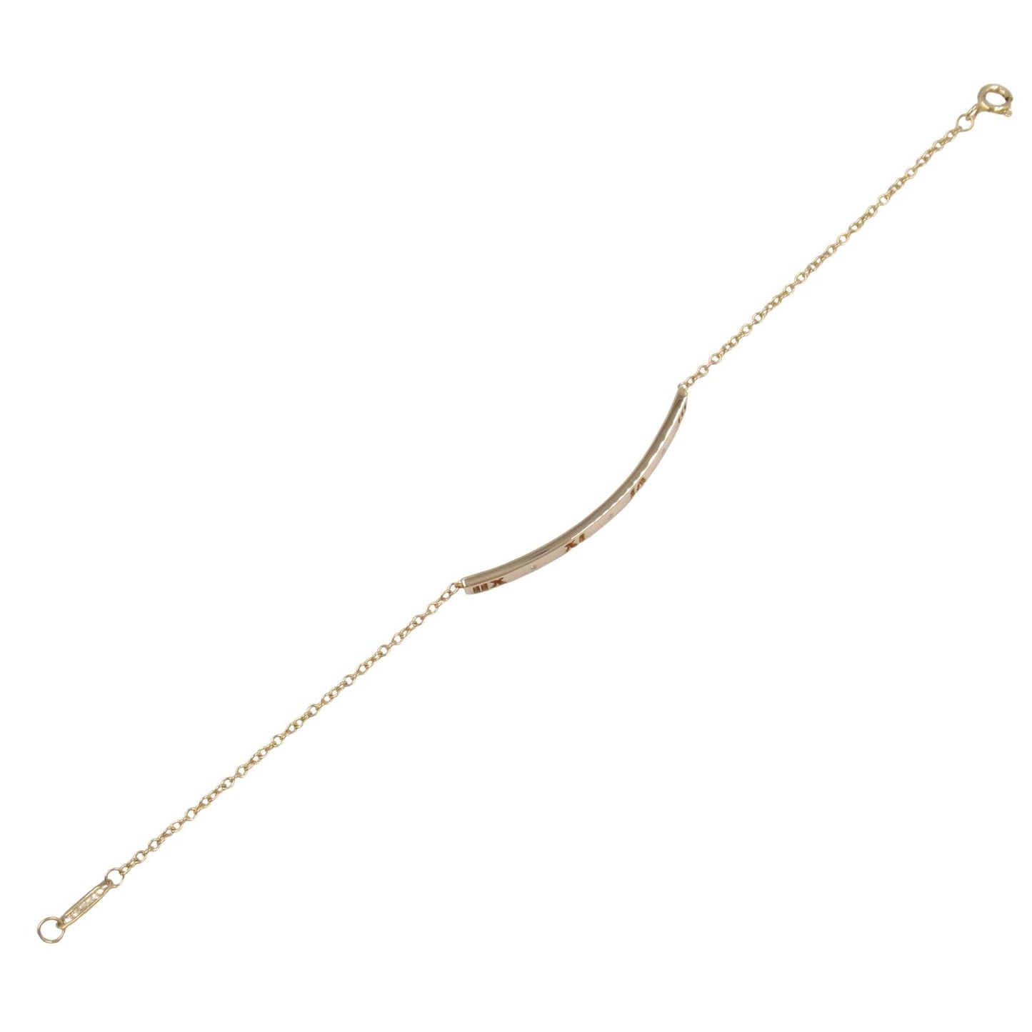 TIFFANY & CO Atlas Piersed Diamond Bracelet in 18K Pink Gold