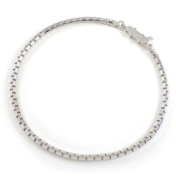 Cartier Tank B6022900 Venetian Link Bracelet in K18 White Gold