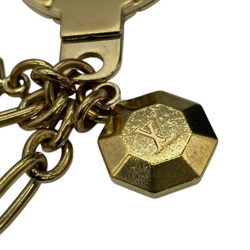 Louis Vuitton Port Clé Cabochon Gold Accessory - Timeless Elegance