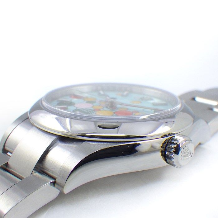 Rolex Oyster Perpetual 277200 - Candy Pink & Turquoise Blue Dial