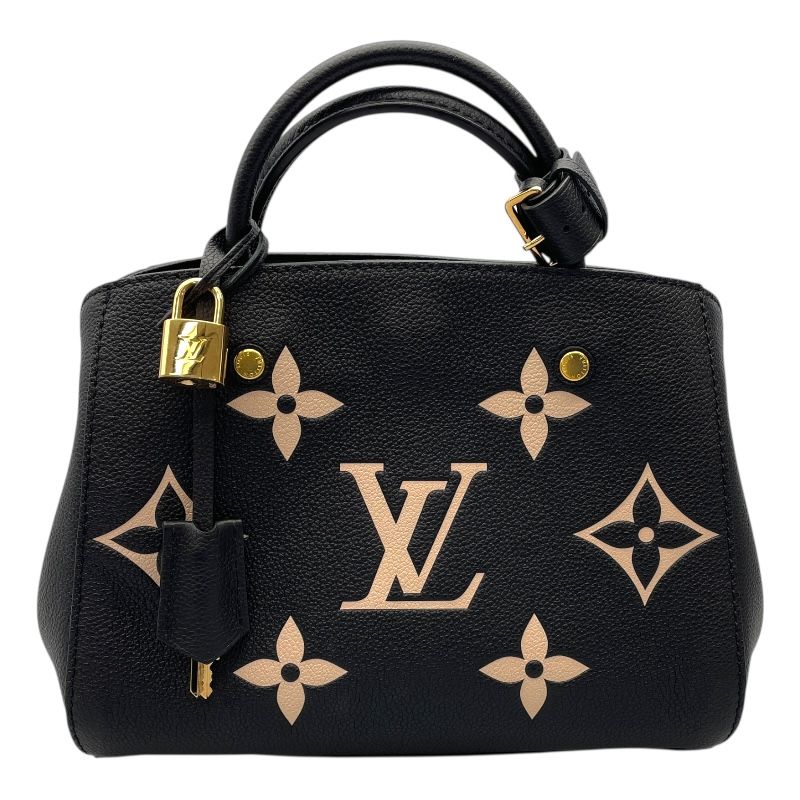 Louis Vuitton Montaigne BB M45778 Bi-Color Monogram Empreinte Handbag
