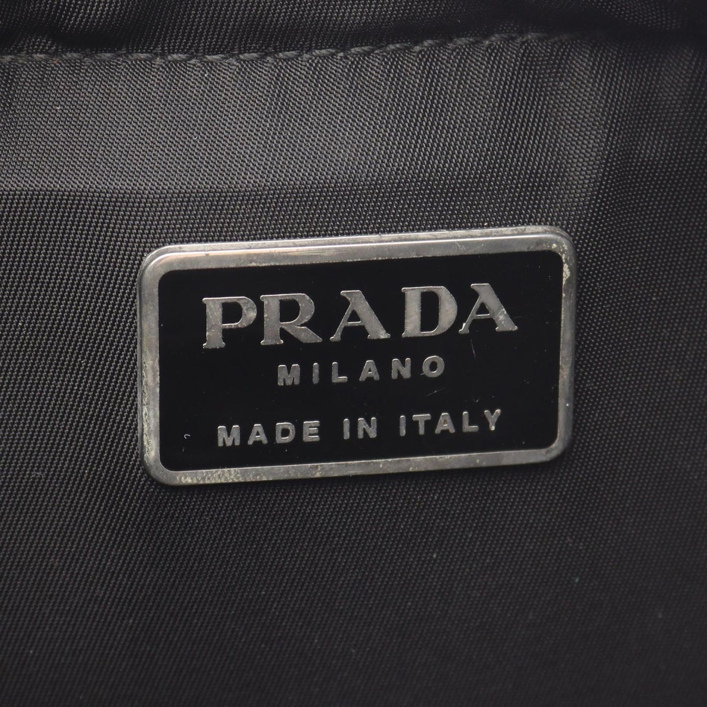 PRADA TESSUTO MONTAGN Black Nylon Backpack - Timeless Elegance