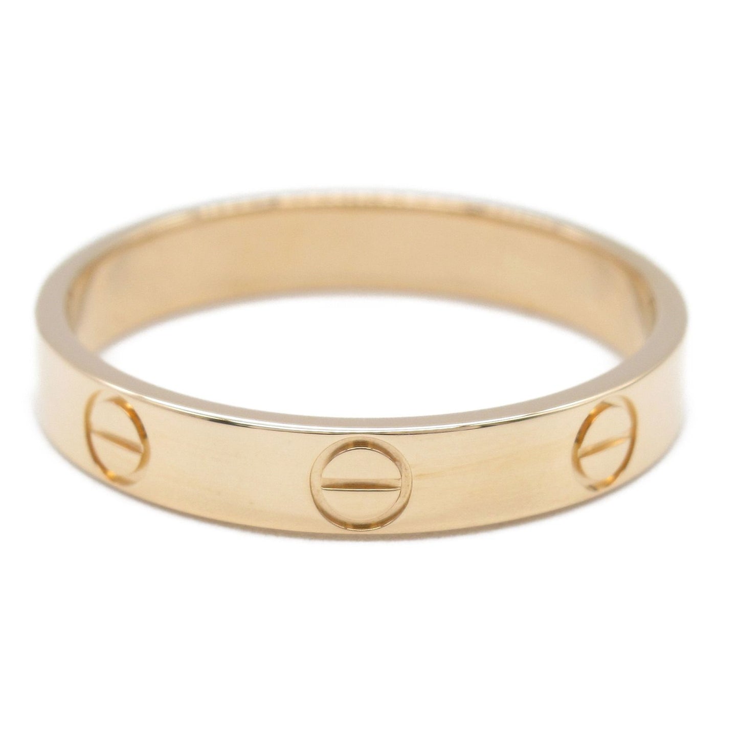 CARTIER Mini Love Ring in K18 Pink Gold - Timeless Elegance