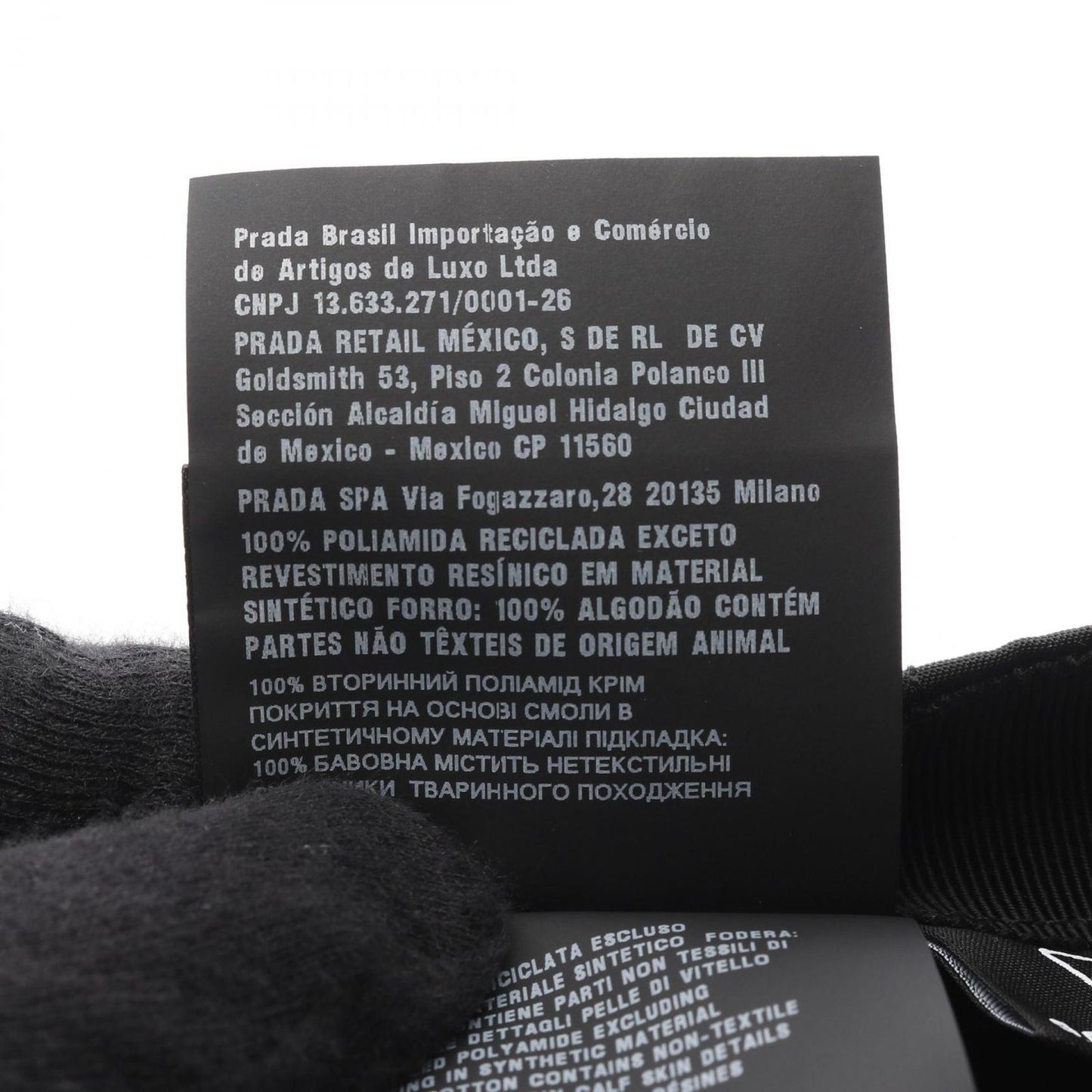 PRADA Re Nylon Baseball Cap - Black, New & Authentic