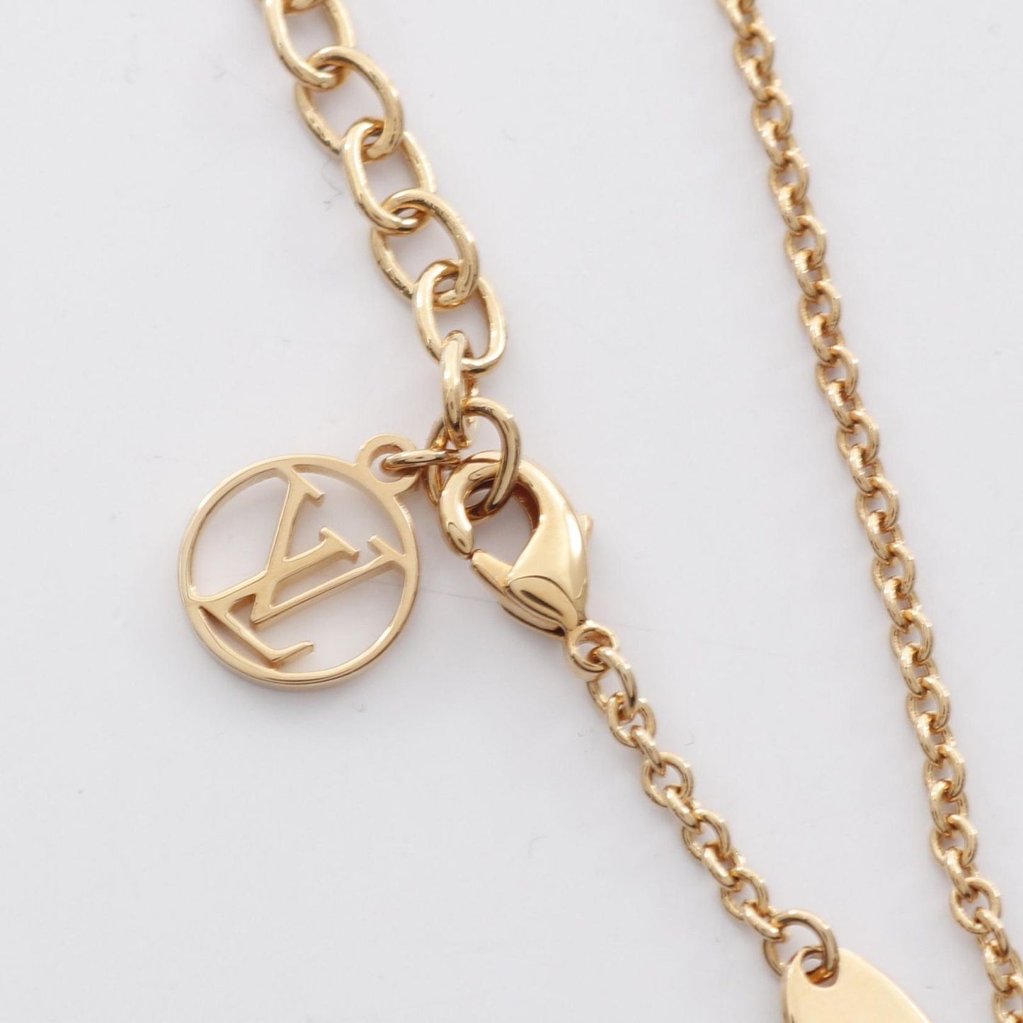 Louis Vuitton Iconic LV Necklace in Gold Plated Finish