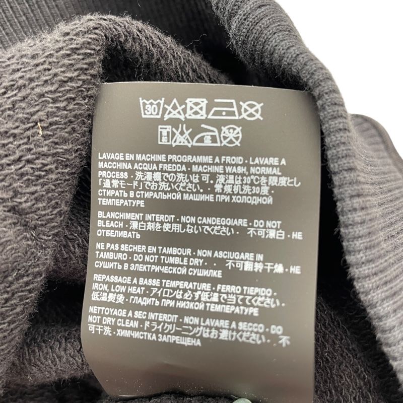 SAINT LAURENT Logo Hoodie in Black Cotton - Size M