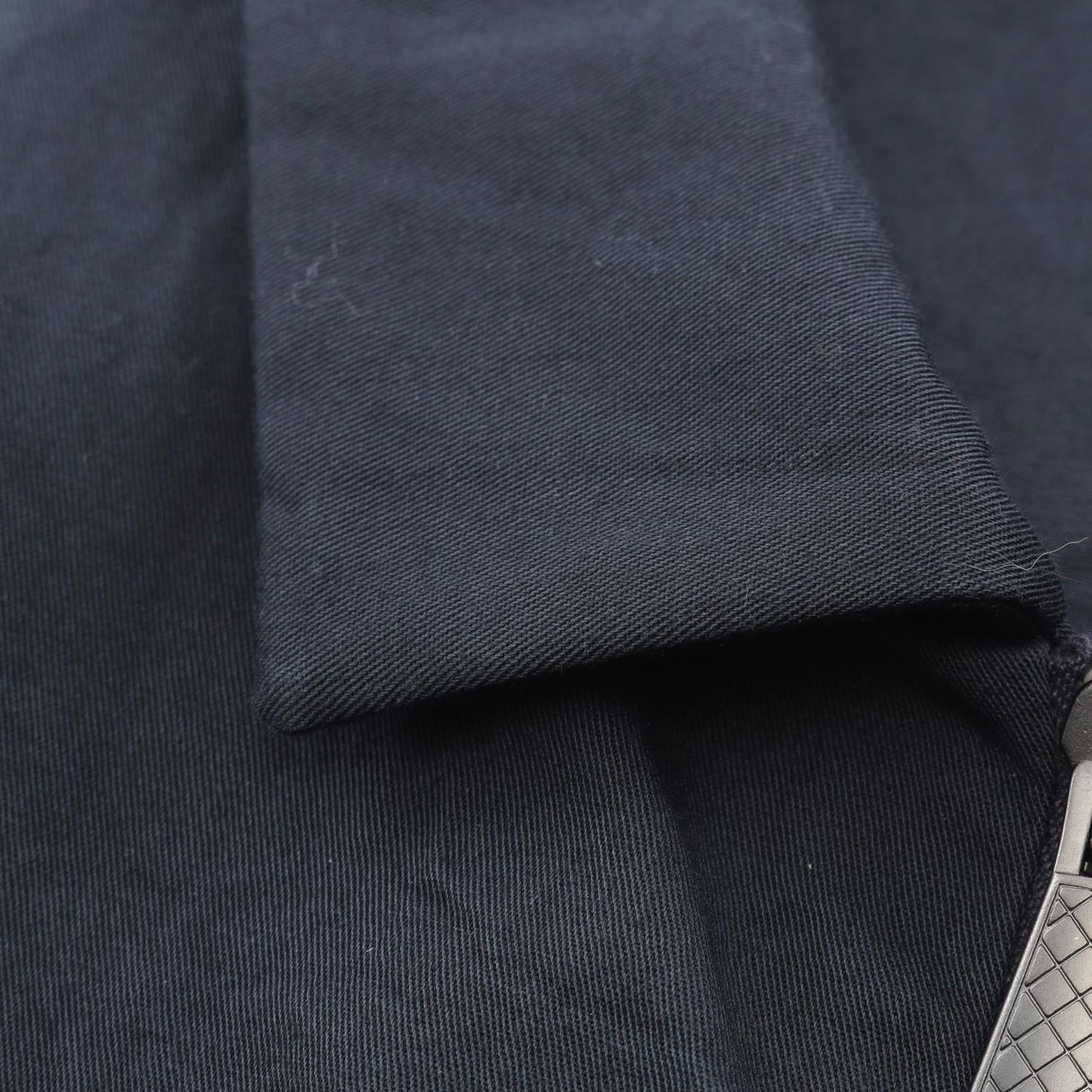 Bottega Veneta Intrecciato Leather Blouson Jacket - Navy